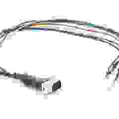 9way D-Plug to 8 0.25in Socket